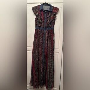 CQ by CQ sleeveless Maxi Dress sz M